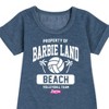 - Barbie - Property of Barbie Land Beach Volleyball Team Graphic Short Sleeve Fleece Dress - 2 of 4