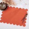 Saro Lifestyle Scalloped Hem Placemat (Set of 4) - 4 of 4