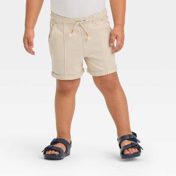 Grayson Mini Toddler Boys' French Terry Lightning Bolt Shorts - Off-White  12M