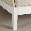 HomeStock Solid Wood Platform Bed, Queen, White - image 2 of 4