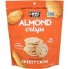 Hippie Snacks Almond Crisps Cheezy Chive - Case of 8 - 2.5 oz - 2 of 2