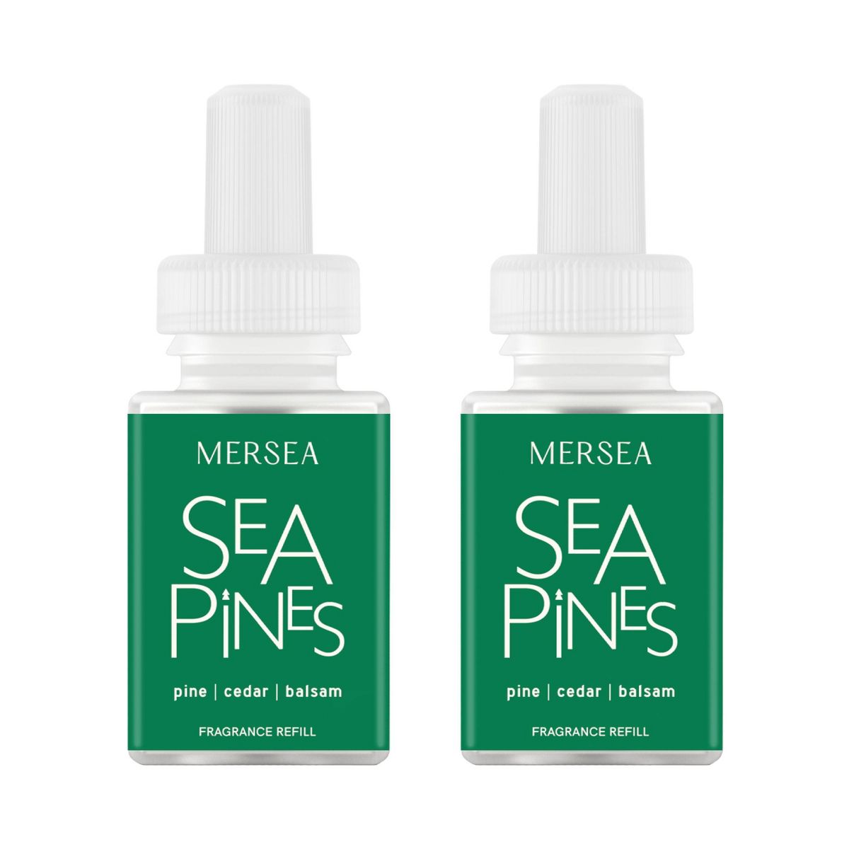 Pura Mersea 2pk Sea Pines Smart Vial Fragrance Refills: Pura Diffuser, Cedar & Pine Scented