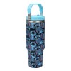 Disney Stitch All-Over Print Blue 40 Oz Stainless Steel Tumbler With Handle - 2 of 4