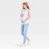 Short Sleeve Ruched Side Knit Maternity T-Shirt - Isabel Maternity by Ingrid & Isabel™ - 3 of 3