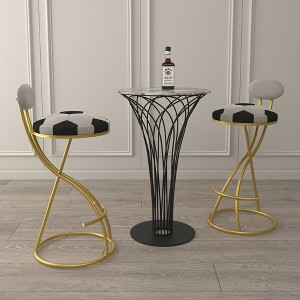 KTMBDW Counter Height Bar Stools Set of 2, 28 inch Velvet Upholstered Barstools with Backs, Kitchen Stools with Metal Legs, Bar Chairs - 1 of 4