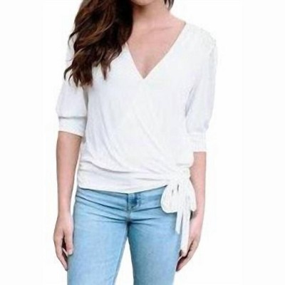 Women's Soft Cupro Tie Top - Veronica M