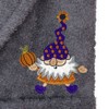 Linum Home Textiles 100% Turkish Cotton Unisex Terry Embroidered Bath Robe - Halloween Gnomes - 3 of 3