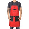 StyleCraft Professional Heavy Weight Waterproof Barber or Salon Hair Cutting Apron with Cross Back Strap and Pockets - 2 of 4