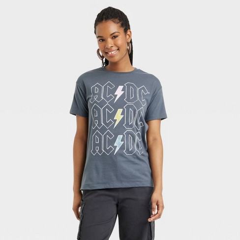 Women's NYC Short Sleeve Graphic T-Shirt - Gray XS