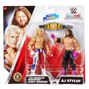 WWE Main Event 2-Packs 22 Cody Rhodes & AJ Styles Action Figure - 1 of 3