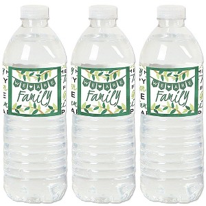 Big Dot of Happiness Family Tree Reunion - Family Gathering Party Water Bottle Sticker Labels - Set of 20 - 1 of 4
