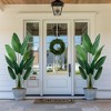 Tree City 5 Ft Artificial Bird of Paradise Plant - Fake Tropical Palm Tree with Pot, Realistic Banana Leaf Decor, 2 Pack - 2 of 3