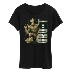 Women's - Marvel - Groot Short Sleeve Graphic T-Shirt - 1 of 4