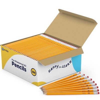 Enday Bulk Box Of # 2 Pre-sharpened Wood Pencils : Target