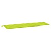 vidaXL Garden Bench Cushion Bright Green 78.7"x19.7"x2.8" Oxford Fabric - 2 of 4