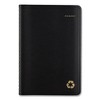 Recycled Weekly Block Format Appointment Book, 8.5 x 5.5, Black Cover, 12-Month (Jan to Dec): 2025 - 4 of 4