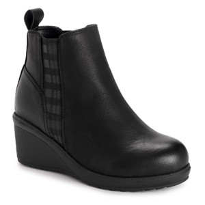 MUK LUKS  Women's England Oxford Wedge Booties - 1 of 4