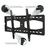 Mount-It! Slim Tilting TV Wall Mount Bracket for 32-65 Inch Samsung, Sony, Vizio, LG, Sharp TVs with Low Profile Design up to VESA 600x400mm, Black - 2 of 4