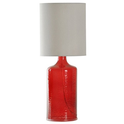 Red deals modern lamp