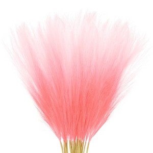 Unique Bargains Dried Plants Artificial Durable Small Fluffy Pampas Grass for Home, Office, Party 20 Pcs 21.7 Inch - 1 of 4