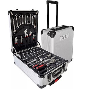 SUGIFT 399-Piece Home Tool Set with Rolling Toolbox, Heavy-Duty Hand Tool Kit for Home and Auto Repair - 1 of 4