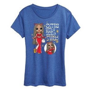 Women's - LOL Surprise! - Extra w/ a Side of Swag Short Sleeve Graphic T-Shirt - 1 of 4