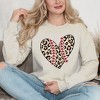Simply Sage Market Women's Graphic Sweatshirt Leopard Baseball Heart - 2 of 3