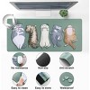 Wikineon Gaming Mouse Pad, Large Mouse Pad, Non-Slip 4mm Laptop Gaming Desk Pad, Waterproof Desk Pad, Office and Home (35.4"x15.7") - 3 of 4