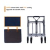 Grungis Outdoor Folding Wagon Cart,All-Terrain Shopping Cart,Utility Cart for Camping,Shopping - 4 of 4