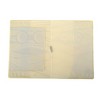 Unique Bargains Cartoon Bandage Passport Holder Black White 1 Pc - 2 of 4