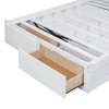 Sapphtopaz Bed Frame with Bookcase and Storage LED Headboard Platform Bed with USB and 2 Drawers for Bedroom, No Box Spring Needed - 4 of 4