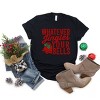 Simply Sage Market Whatever Jingles Your Bells Short Sleeve Tee - L - Black - 3 of 4