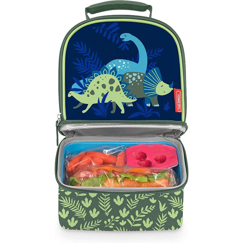 THERMOS Non-Licensed Dual Compartment Lunch Box, Dinosaur Kingdom, 4 of 6