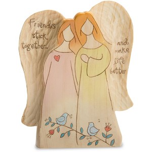 Pavilion Gift Company - Friends - 6" Double Angel - Decorative Objects - 1 of 4