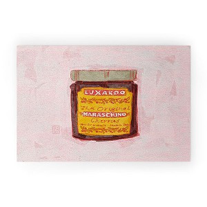 Sewzinski My Favorite Cherries Looped Vinyl Welcome Mat - Society6 - 1 of 2