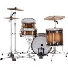 Slingerland Radio King 4-Piece Shell Pack With 18" Bass Drum and Snare Black and Gold Lacquer - 2 of 4