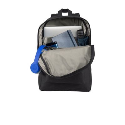 Port Authority Classic Retro Backpack with Faux Leather Trim