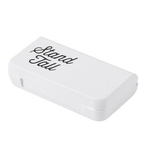 Unique Bargains 3 Grids Single Layer Pill Case 1 Pc - 1 of 4