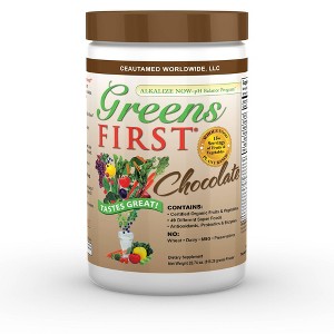 Greens First Original Greens Powder - 49 Superfoods - Organic Fruits & Veggies - Prebiotics, Probiotics, Digestive Enzymes - Antioxidant Smoothie - - 1 of 4