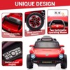 12V Licensed Volkswagen Beetle Ride On Car for Kids, Electric 4 Wheeler with Remote, LED Lights, Music & USB - 2 of 4