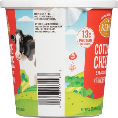 Kemps 4% Small Curd Cottage Cheese - 22oz