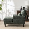 Modern Upholstered Chaise Lounge Sofa Chair, Cozy Recliner with Thick Cushion for Living Room or Bedroom - The Pop Home - 4 of 4