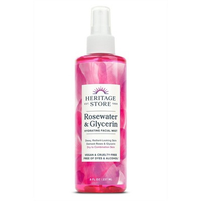 Heritage Store Rosewater u0026 Glycerin - 8 Fl Oz : Target
