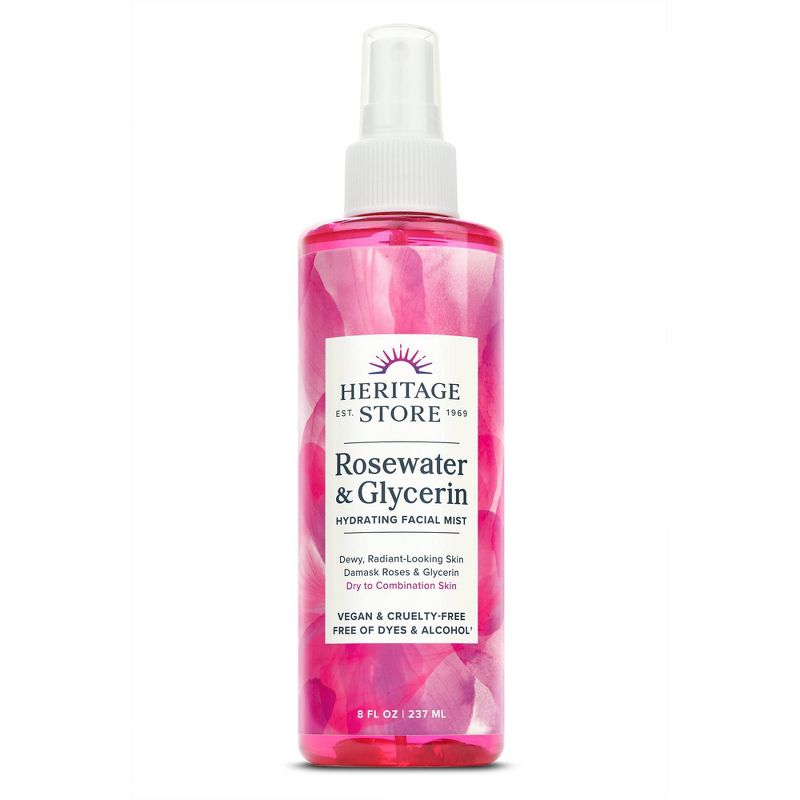 Heritage Store Rosewater &#38; Glycerin - 8 fl oz, 1 of 14