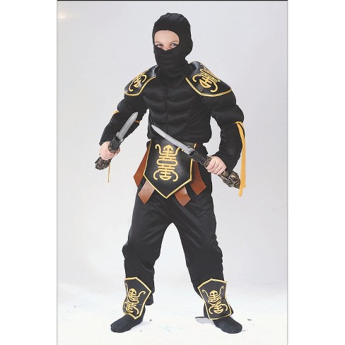 Fun World Boys' Muscle Ninja Warrior Costume : Target