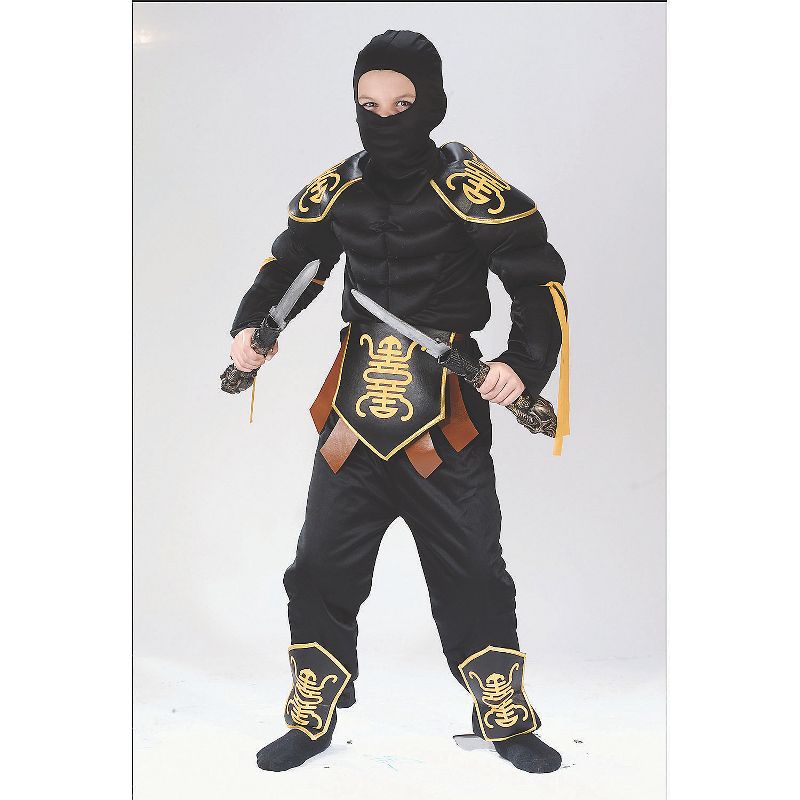 Fun World Boys' Muscle Ninja Warrior Costume, 1 of 2