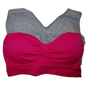 Just Intimates Racerback Sports Bra (Pack of 2) - 1 of 2