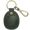 Vena Genuine Leather Case for Apple AirTag Holder Keychain Cover, Green - 4 of 4
