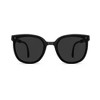 Anna-Kaci Unisex Classic Round Sunglasses with Matte Black Frame and UV400 Dark Lenses Lightweight Design - 2 of 3