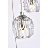 Elegant Lighting Eren 5 lights Chrome pendant - 4 of 4